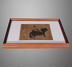 内江书画装裱配框服务案例